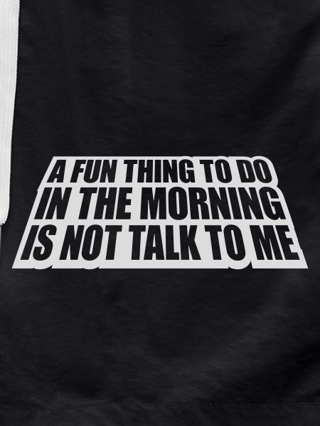 not talk to me