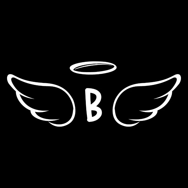 Buchstabe b Engelsflügel