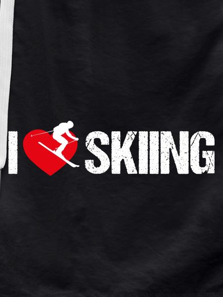 I love skiing