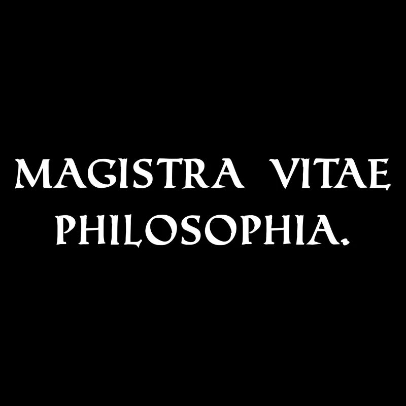 la philosophie est le professeur blanc