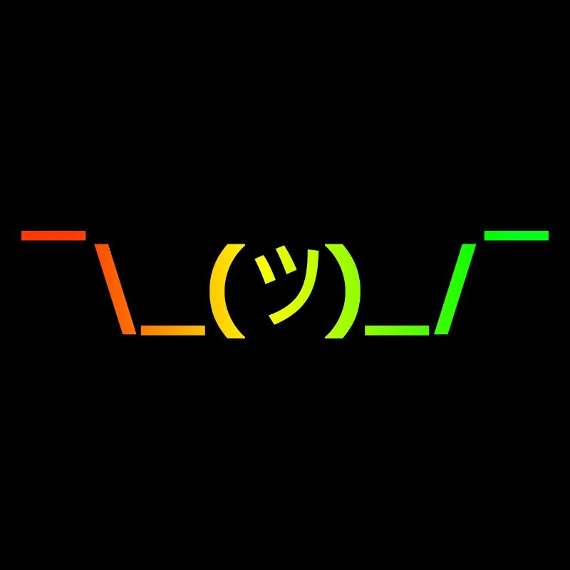 shruggie Rainbow red-green