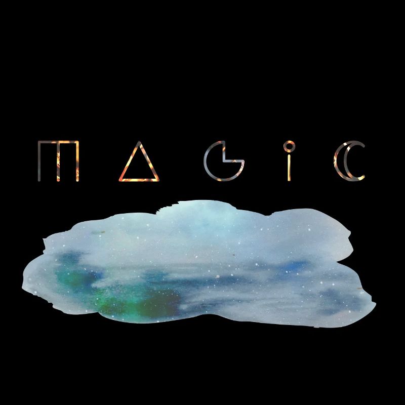 Trust in your own Magic lettering witchy cloud