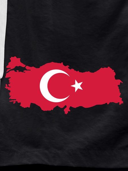 Turkey Map Flag