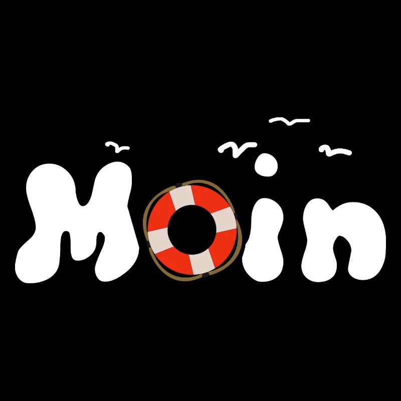 Moin Möwen Rettungsring Nordisch