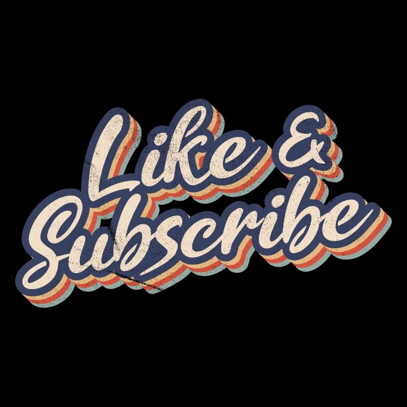 Like & Subscribe 70s Style