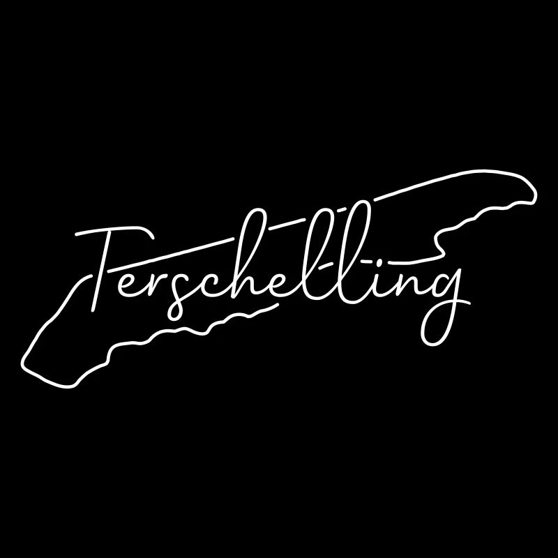 Terschelling | Map Line-Art Minimalism