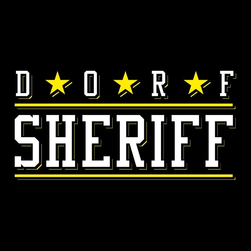 Dorf Sheriff - Polizei Dorf Polizist Hilfssherriff