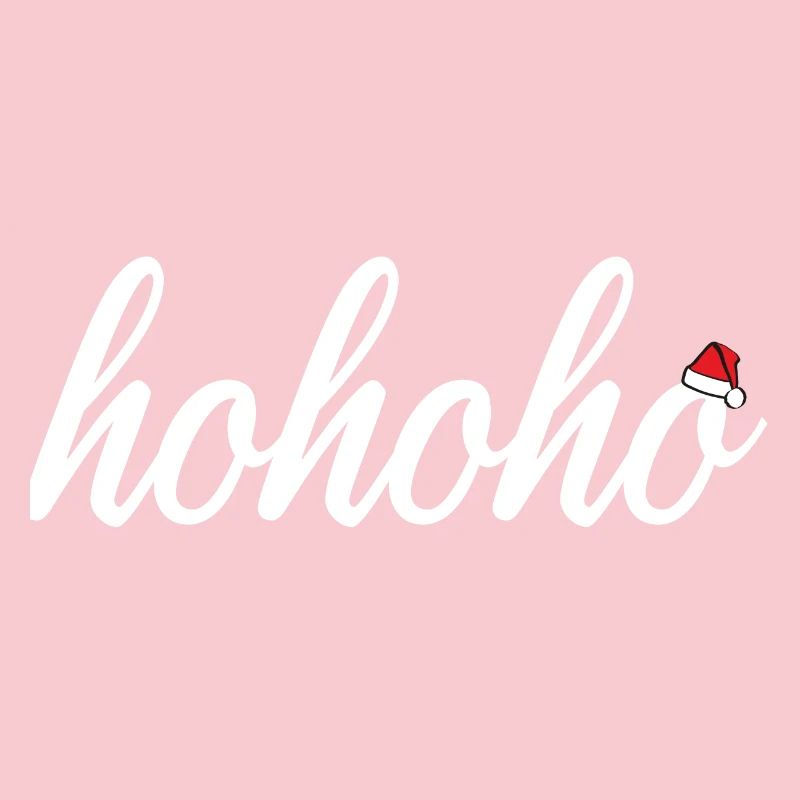 hohoho with Santa's hat