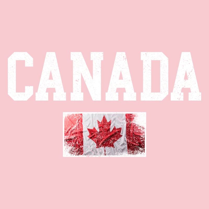 Drapeau du Canada en érable vieilli