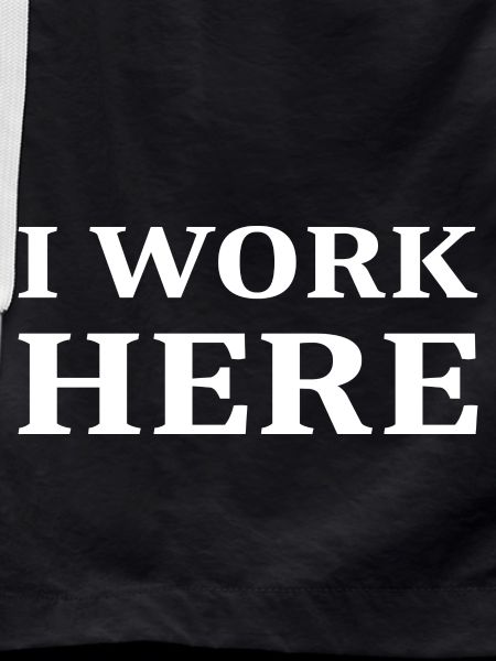 I work here