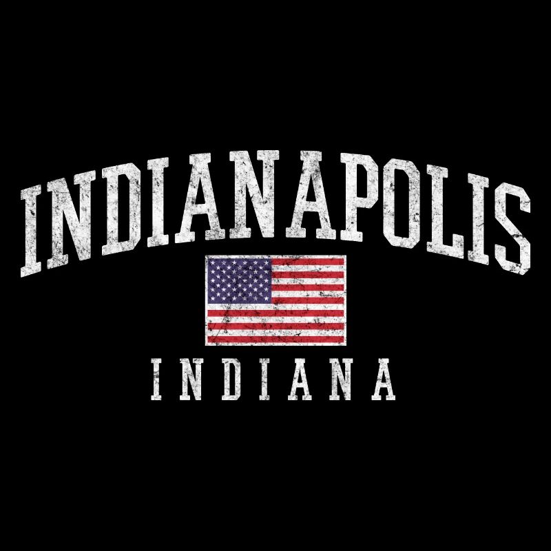 Drapeau Indianapolis Americana Vintage