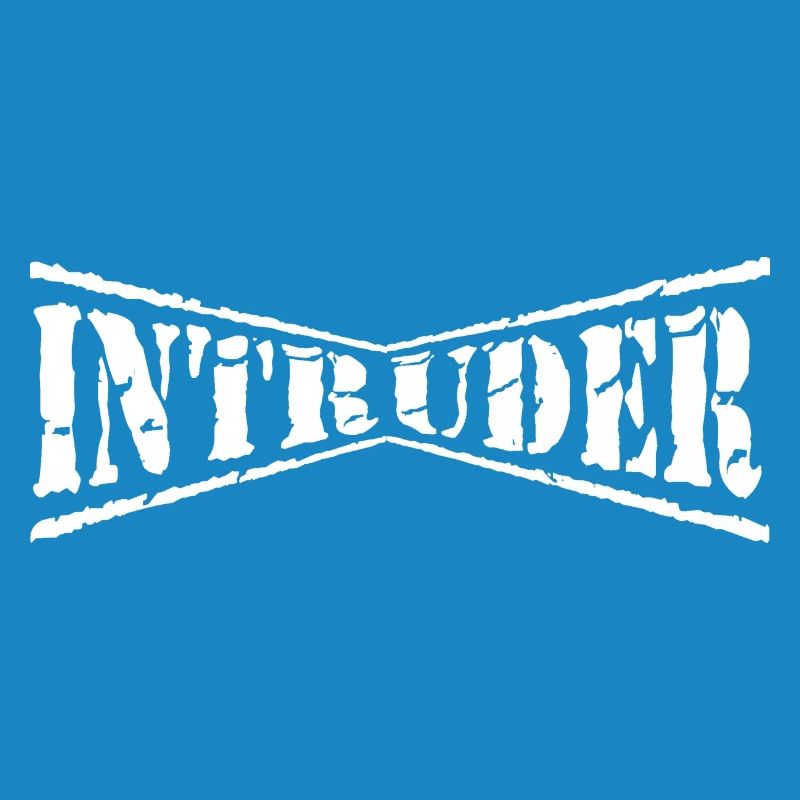 intruder hacker eindringling clan sticker computer