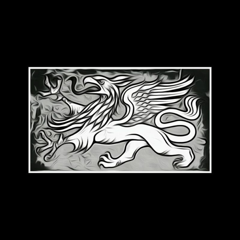 Un griffon en gris