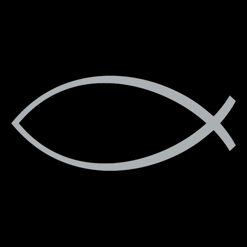 Ichtus fish silver