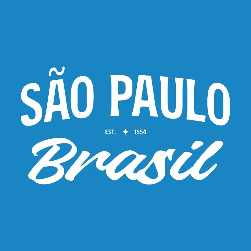 Script rétro de São Paulo Brasil