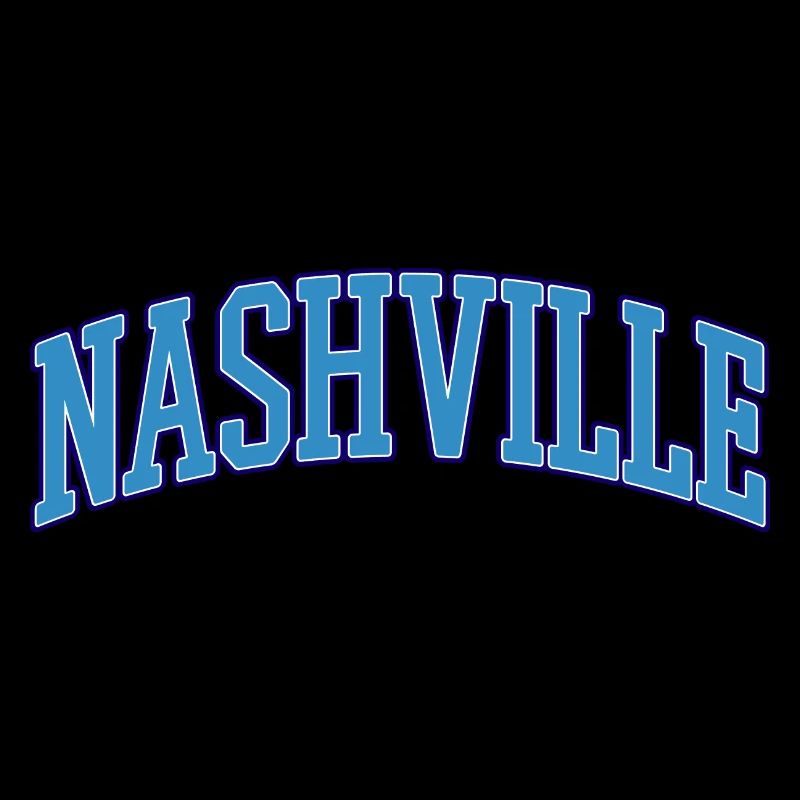 Lettrage Varsity de Nashville