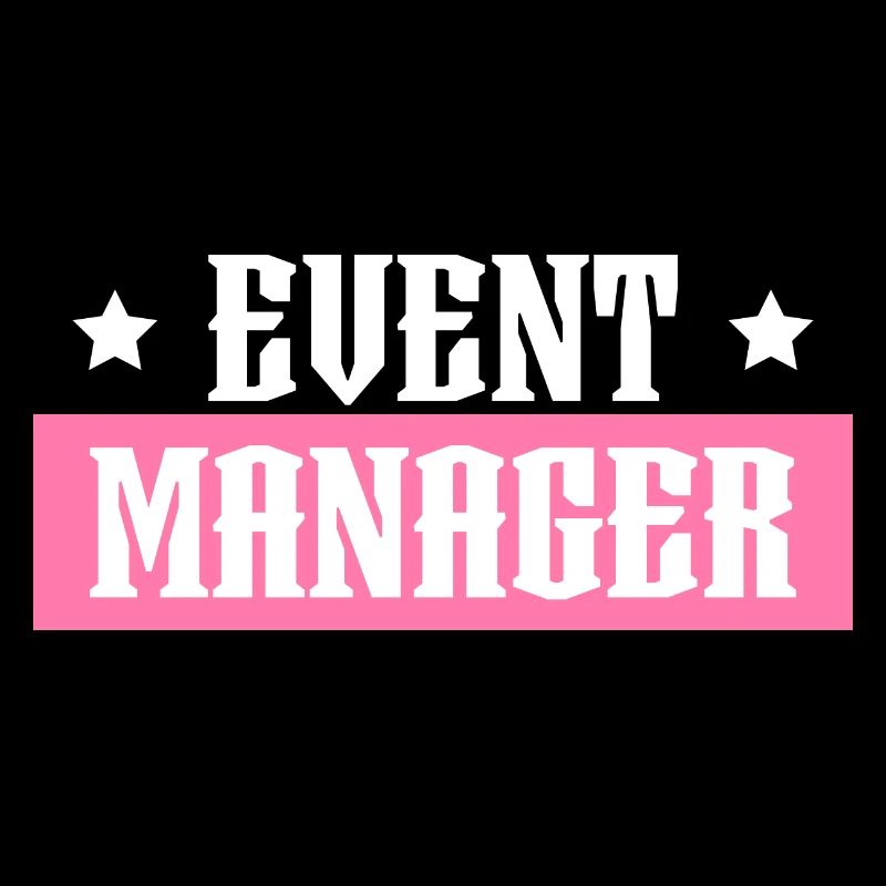 Event Manager rosa tshirt schwarz