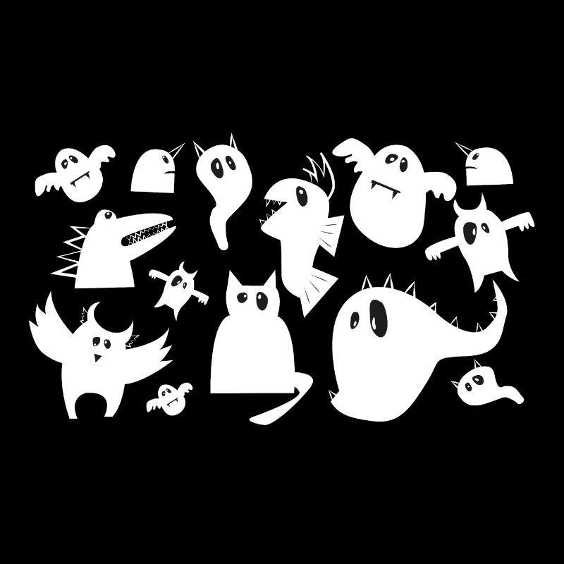 Cute Scary Monsters - Halloween