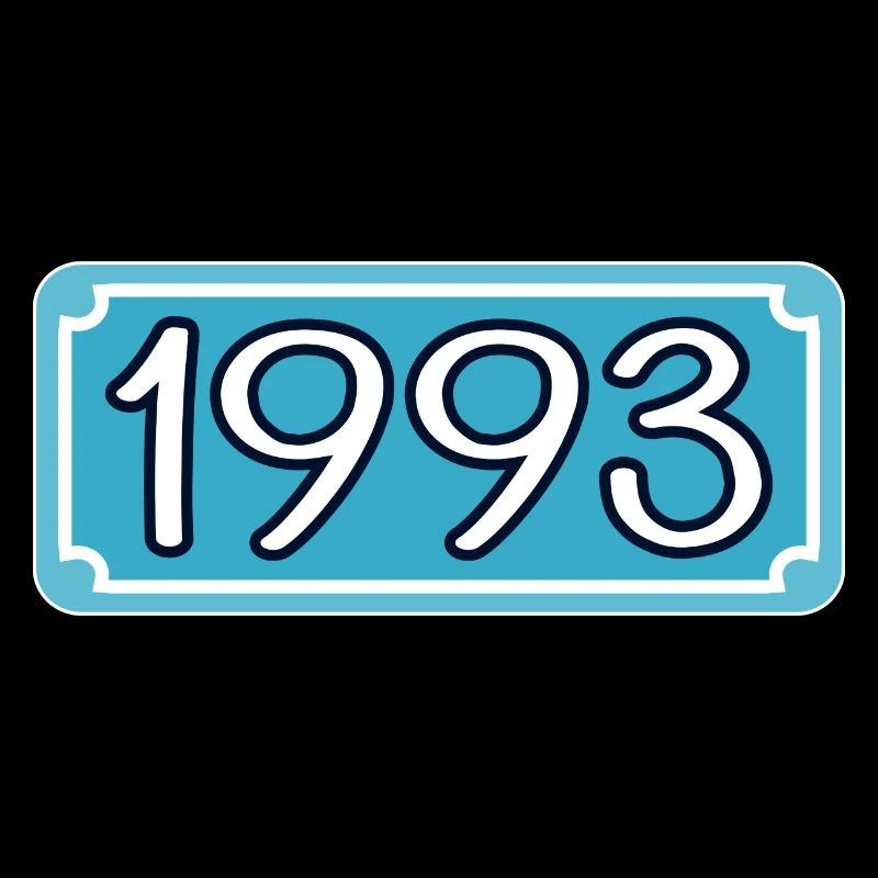 Année 1993 - Année 93 - LETTRAGE