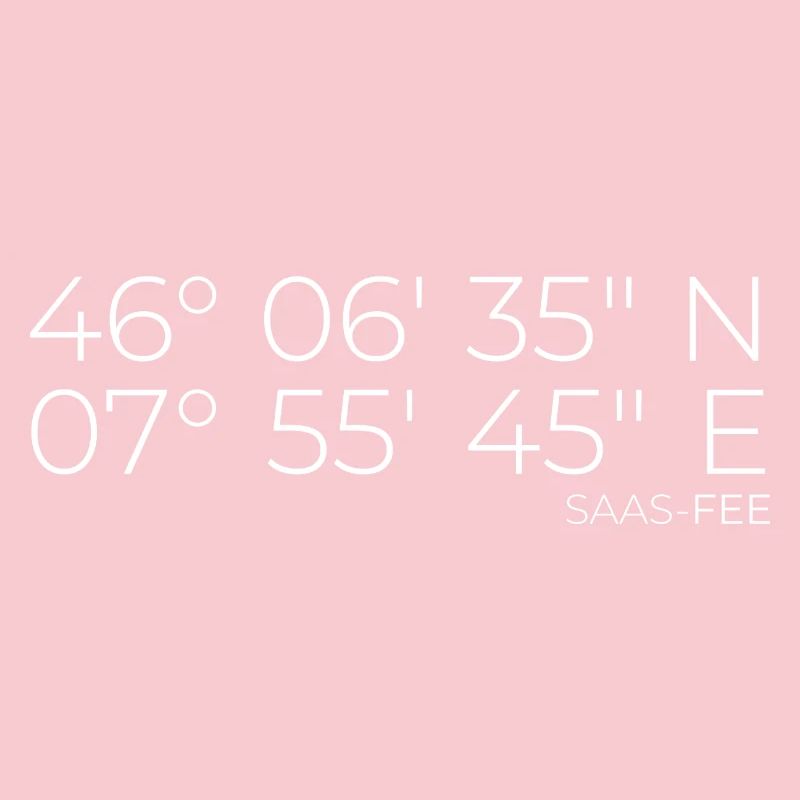 Coordinates Saas-Fee