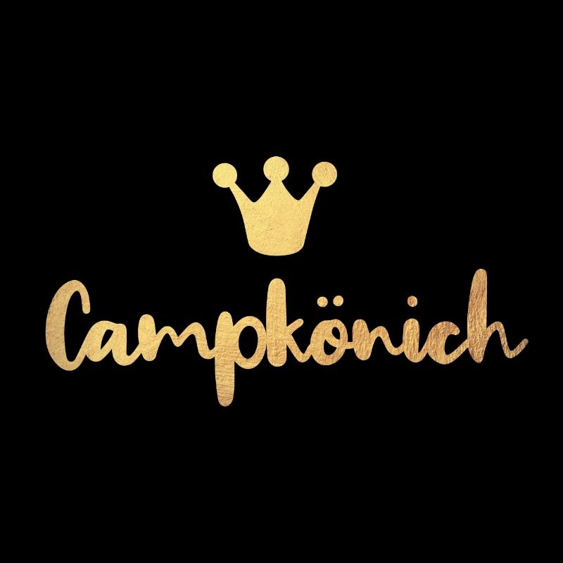 Camping King Gold Camper Luxury Glamping Crown