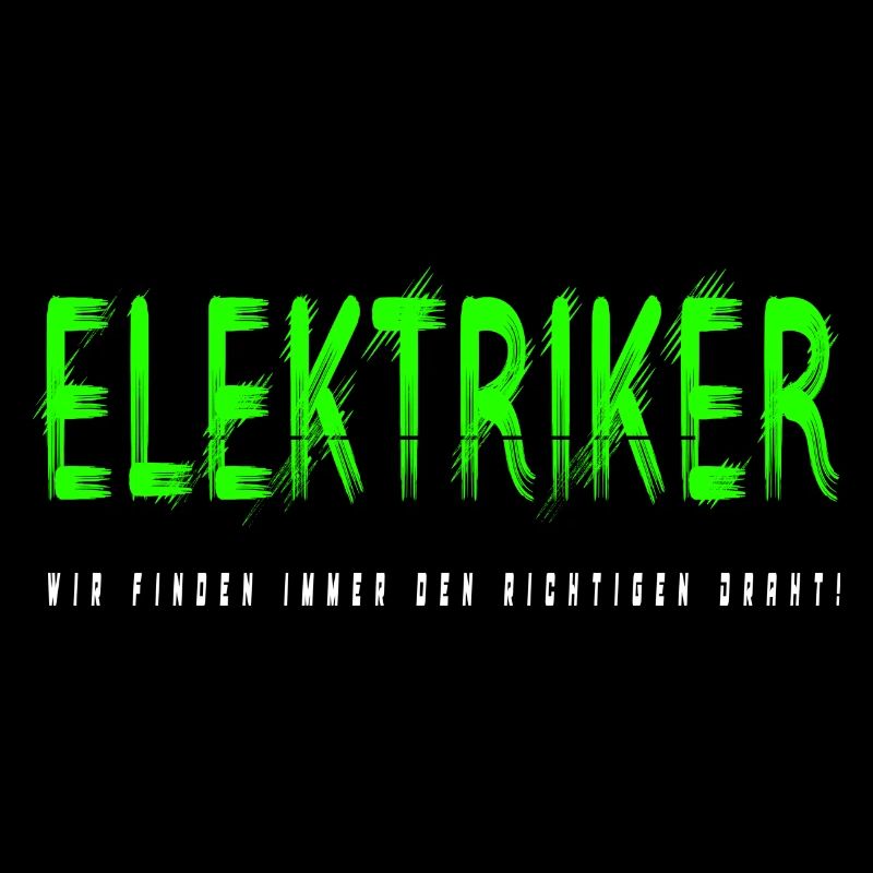 Elektriker Handwerker Design
