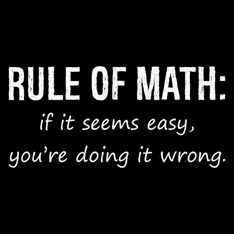 Mathe Shirt Lustig Herren Mathlete Regel der Mathe lustig
