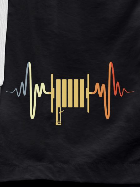 Retro Fire Hose Heartbeat