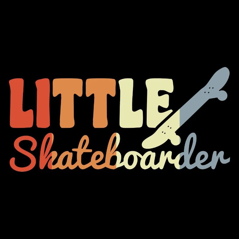 Petit Skateboarder Look Vintage