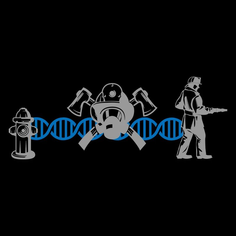 Firefighter Fire Brigade DNA DNA | Colors changeable