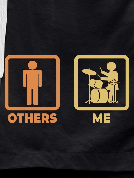 Drummer Stick Figure