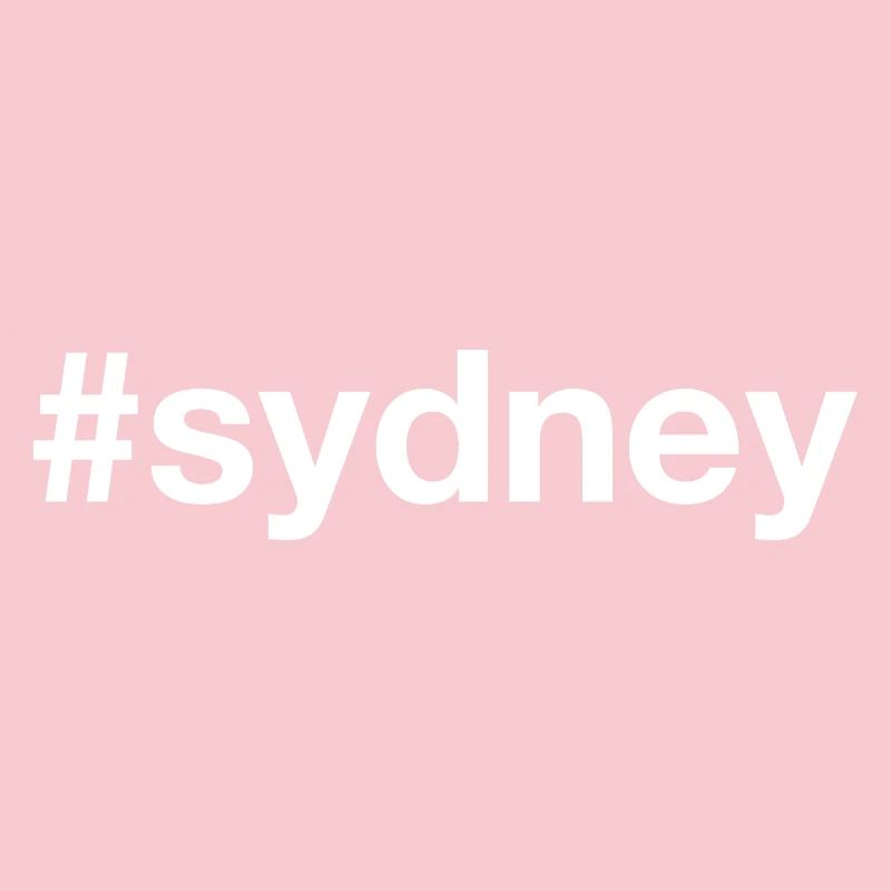 SYDNEY Australien Hashtag