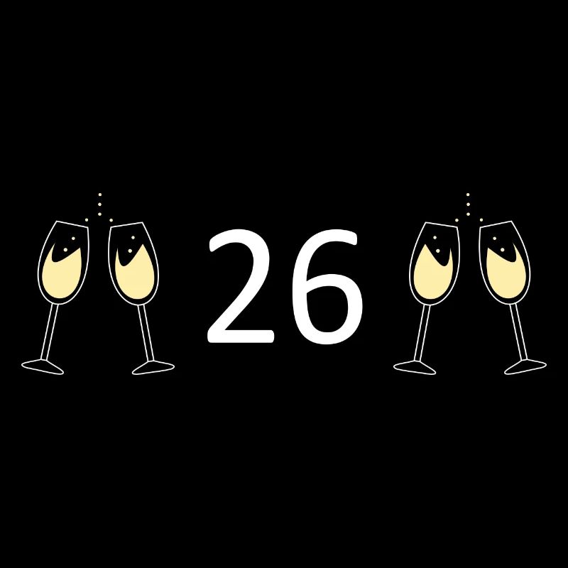 26e anniversaire 26 ans 26 ans numéro 26