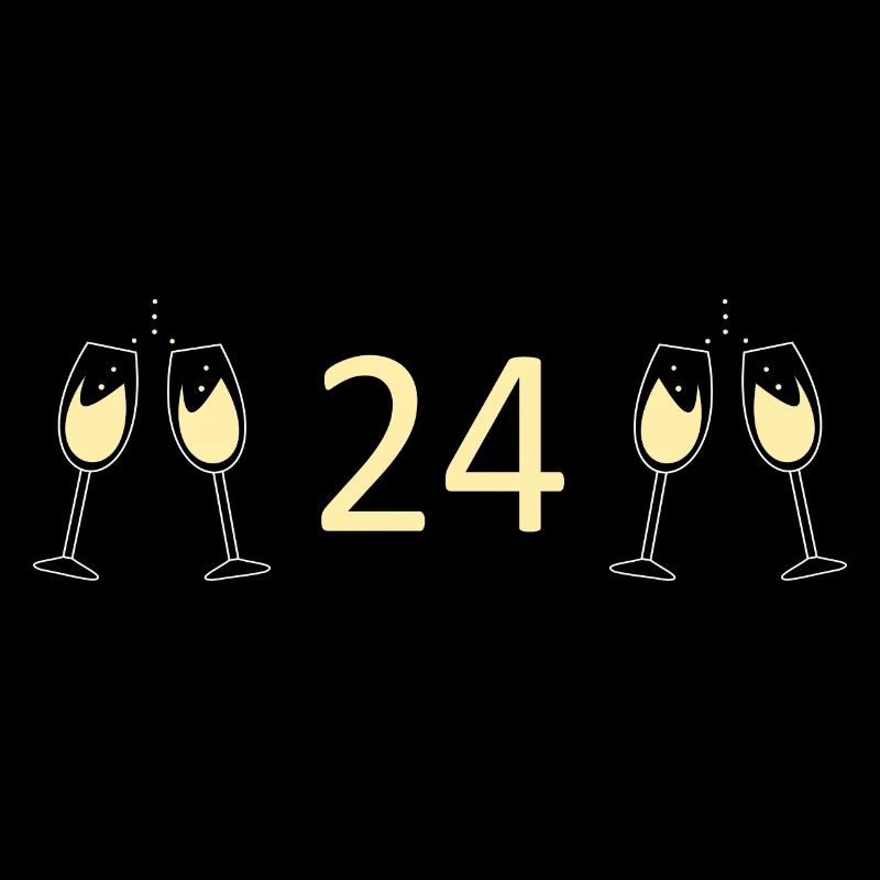 24e anniversaire 24 ans anniversaire 24 ans numéro 24