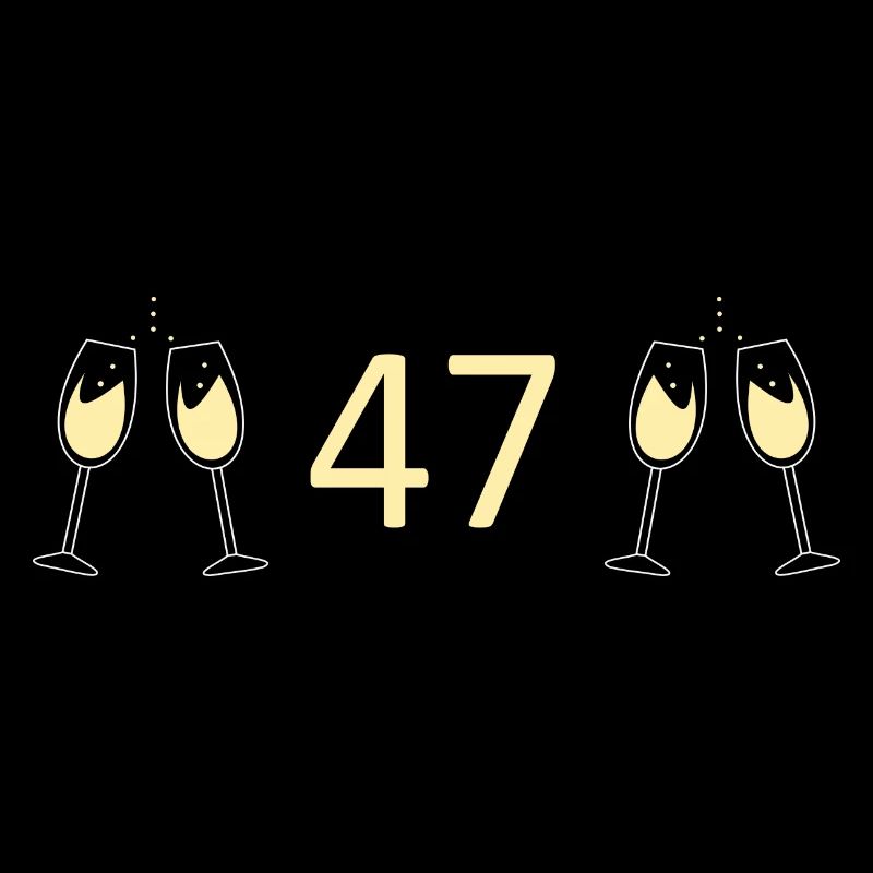 47e anniversaire 47 ans 47 ans numéro 47