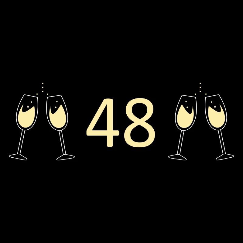48e anniversaire 48 ans 48 ans numéro 48