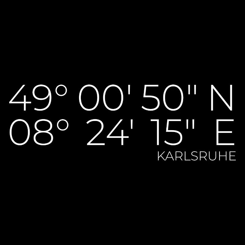 coordinates Karlsruhe