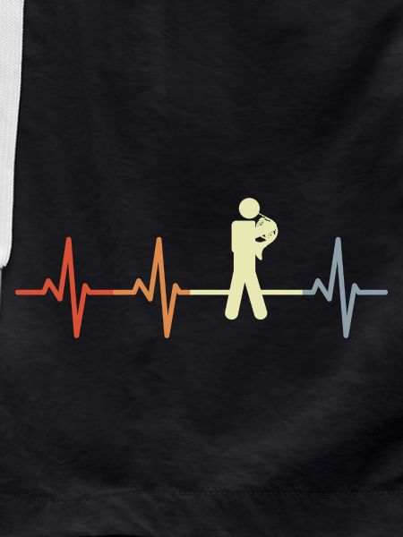 Hornist Stick Figures Heartbeat