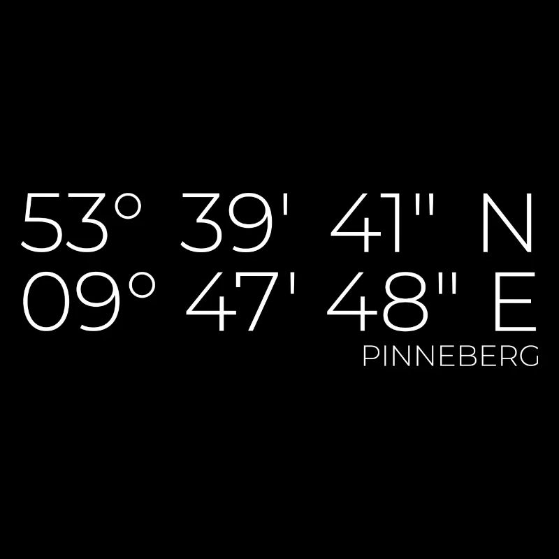 Coordinates Pinneberg