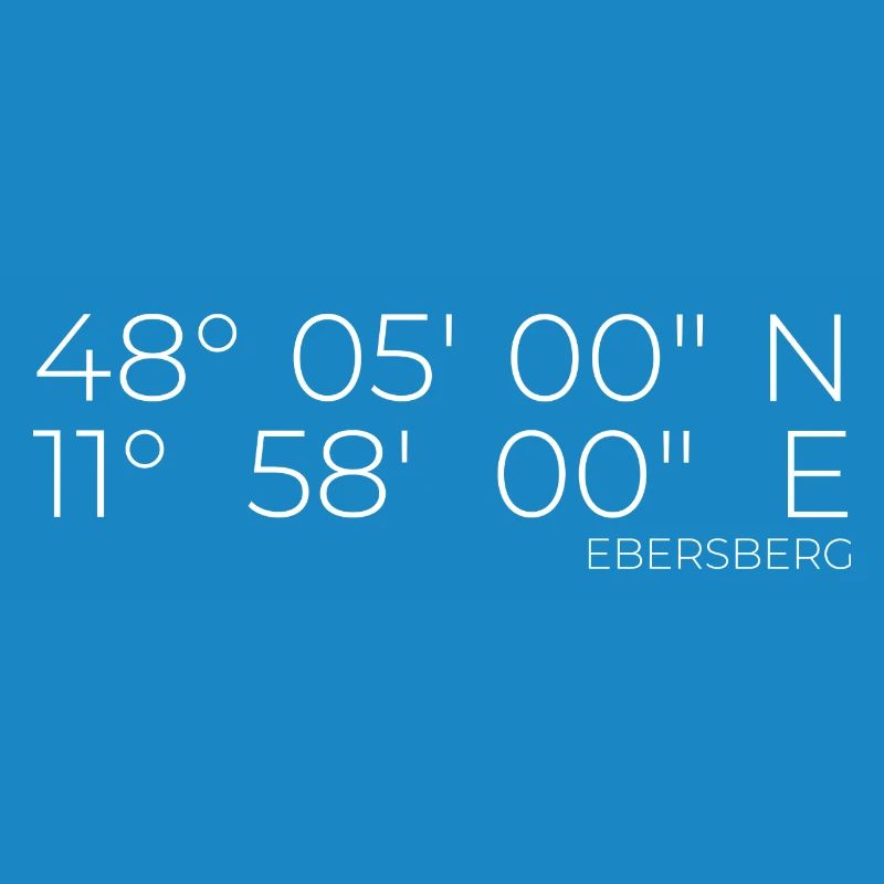 Coordinates Ebersberg, Bavaria