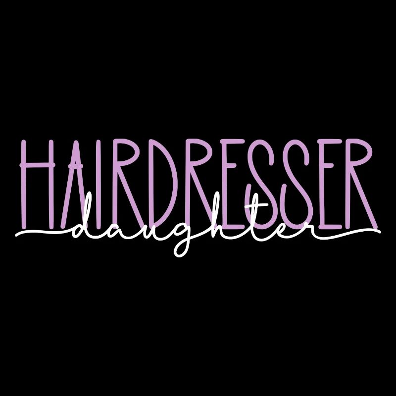 Friseur stolze Tochter süßes Geschenk