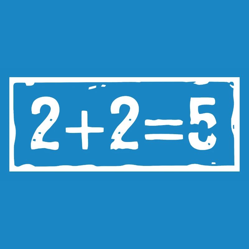 2 plus 2 ergibt 5 (dunkel)