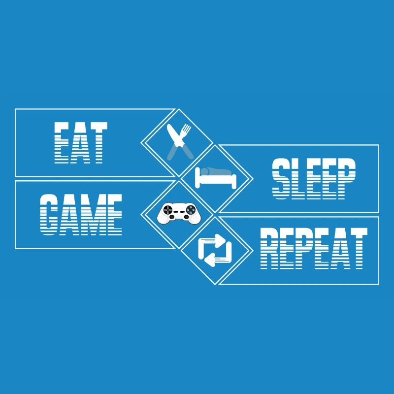 PC Gaming - Eat Sleep Game Repeat