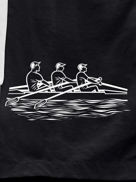 Rowing Team Line Art