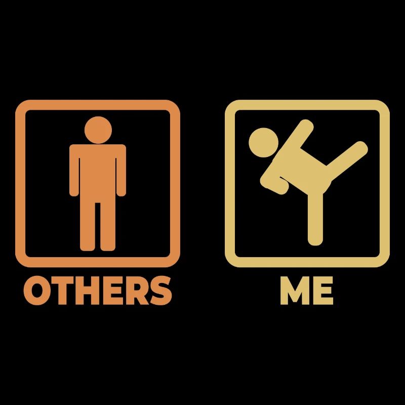 Karate Stick Figures