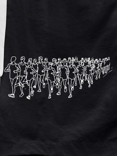 Runner Line Drawing