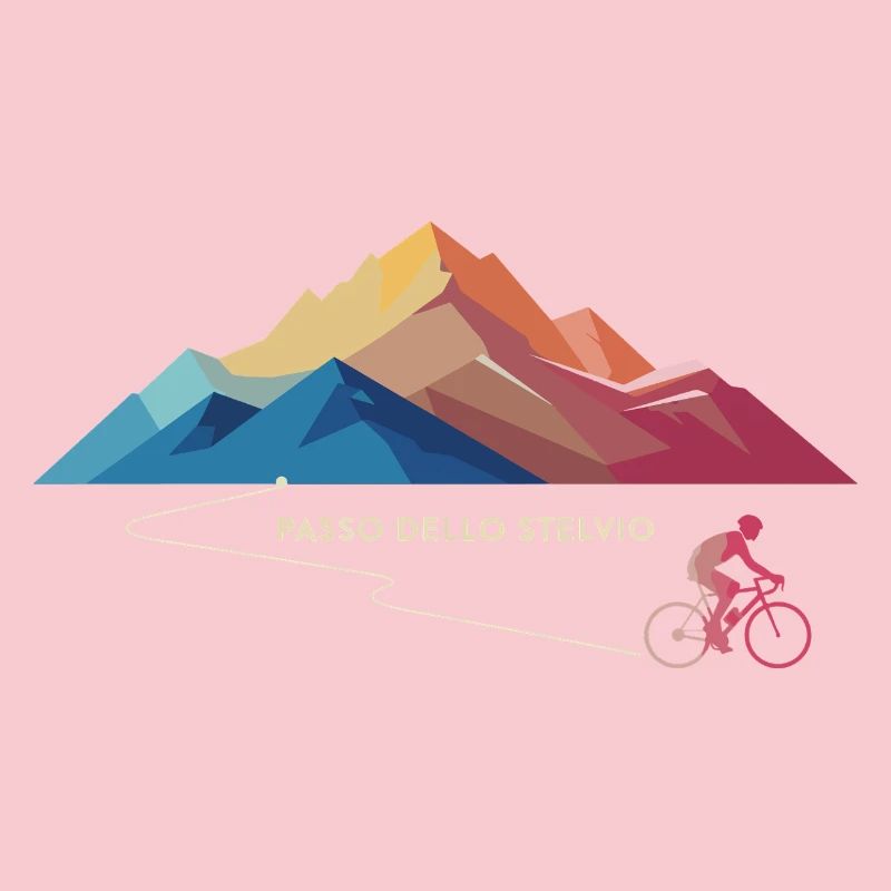 Montée cycliste du col du Stelvio