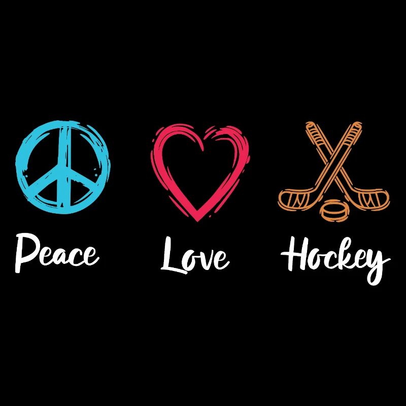 Frieden Liebe Eishockey