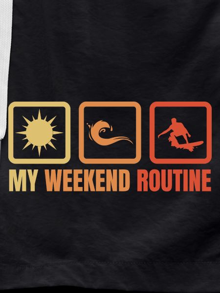 Surfer Weekend Routine