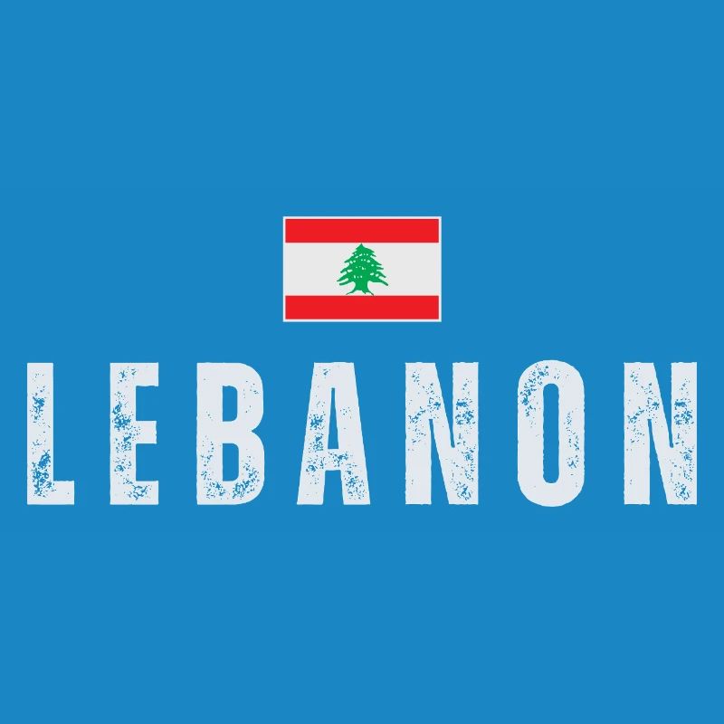Stolzer Libanese, Flagge des Libanon